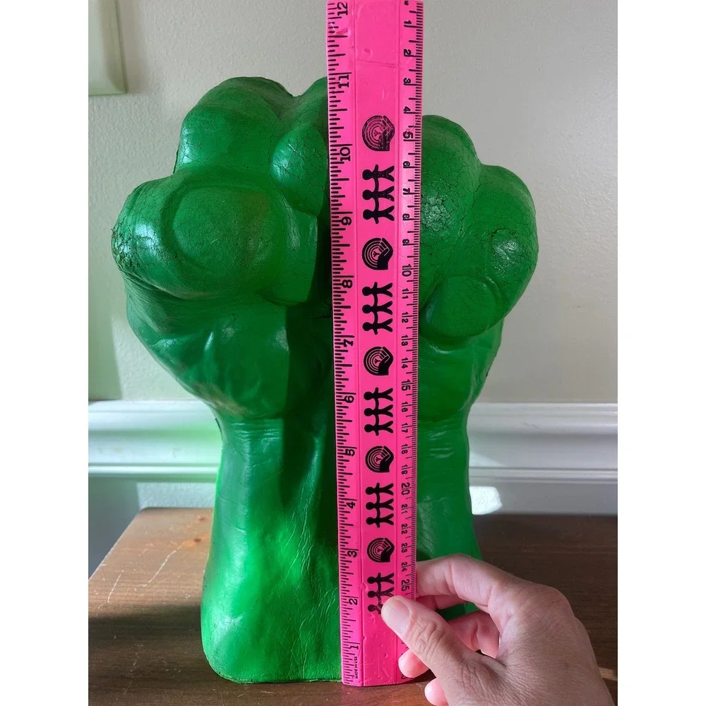 Vintage Marvel Incredible Hulk Foam Fist Toy 2003 Green Superhero left hand